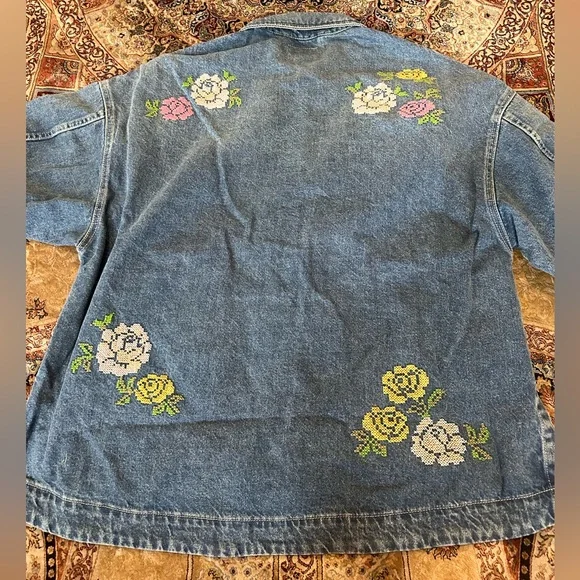 Free People Embroidered Oversized Jacket 🌟 - Picture 12 of 12